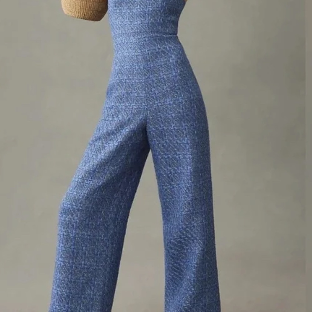 NWT Mare Mare for Anthropologie Tweed Jumpsuit - Picture 2 of 6